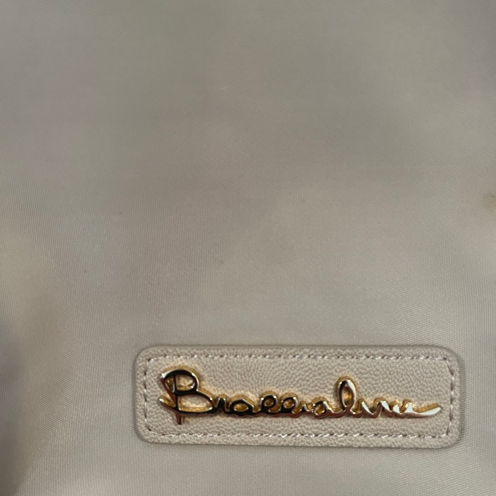 Brand new Tan Braccialini Handbag with decorative flower